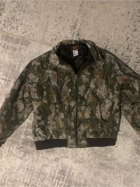 Men's Camouflage Bomber Jacket - vintage Camo